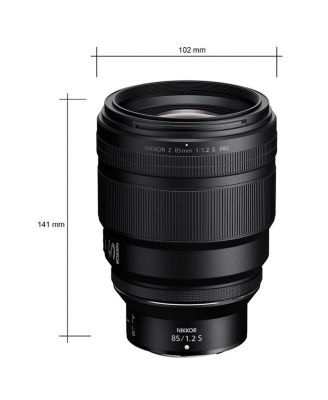 NIKKOR Z 85mm f/1.2 S Lens, Bundle with Medium Lens Case, 82mm Filter Kit, Flex Lens Shade, Lens Pen Lens Cleaner, Cleaning Kit and Lens Cap