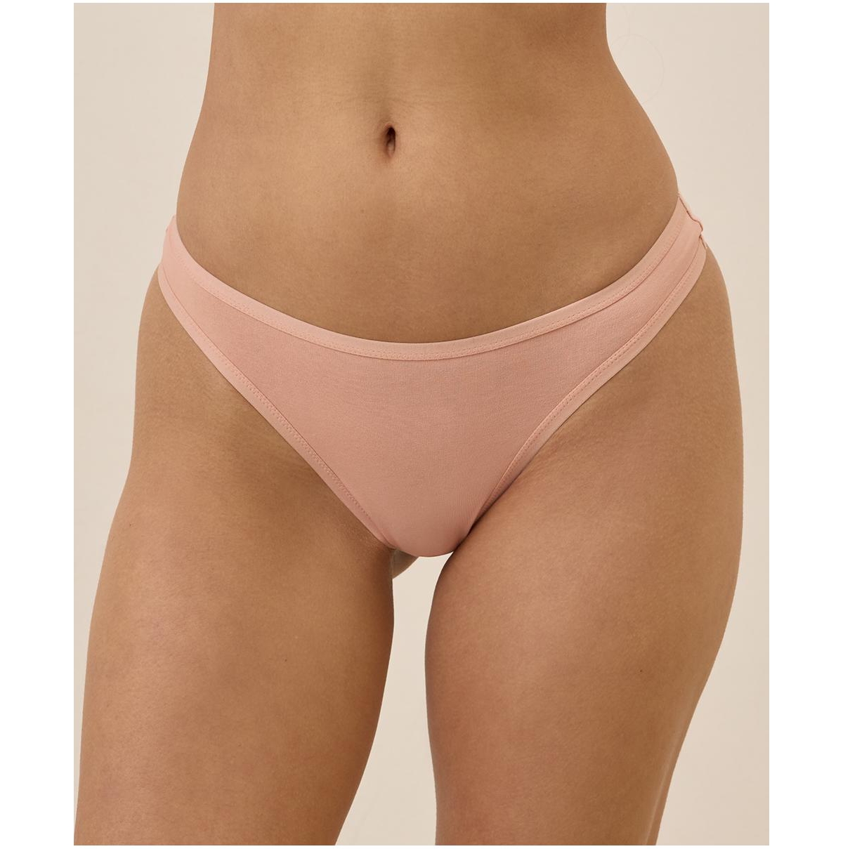 Women's Organic Cotton Everyday Classic Fit Thong 6-Pack - Spotted posies