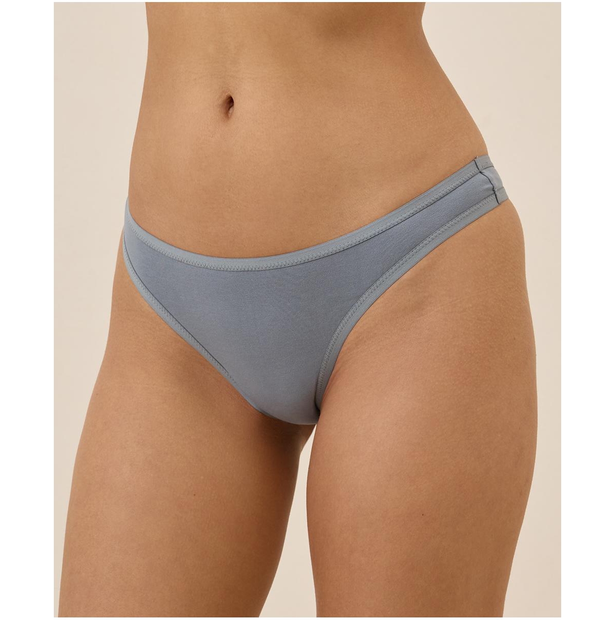 Women's Organic Cotton Everyday Classic Fit Thong 6-Pack - Spotted posies