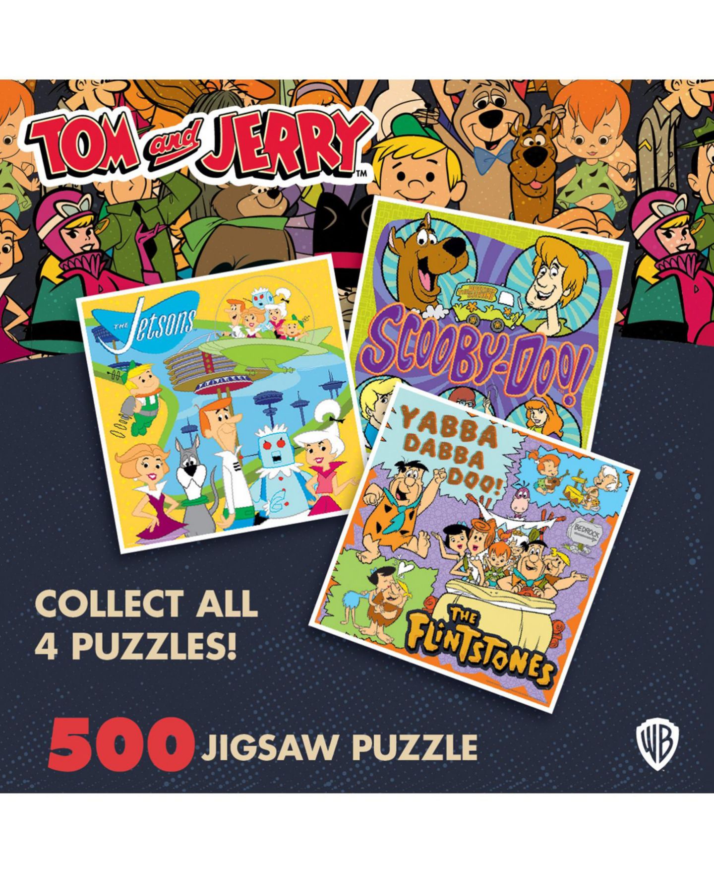 Детский пазл MasterPieces Puzzles Tom & Jerry 500-Piece Jigsaw Puzzle, Ages 14+ — фото 3