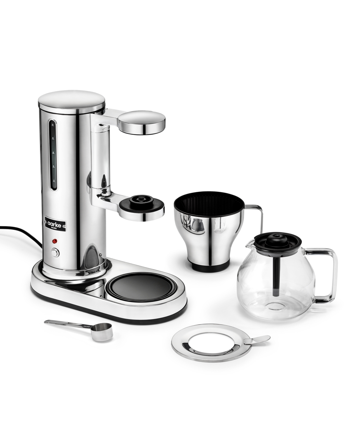 Aarke Coffee Maker In Metallic