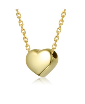 14K Gold Plated Heart Pendant Necklace