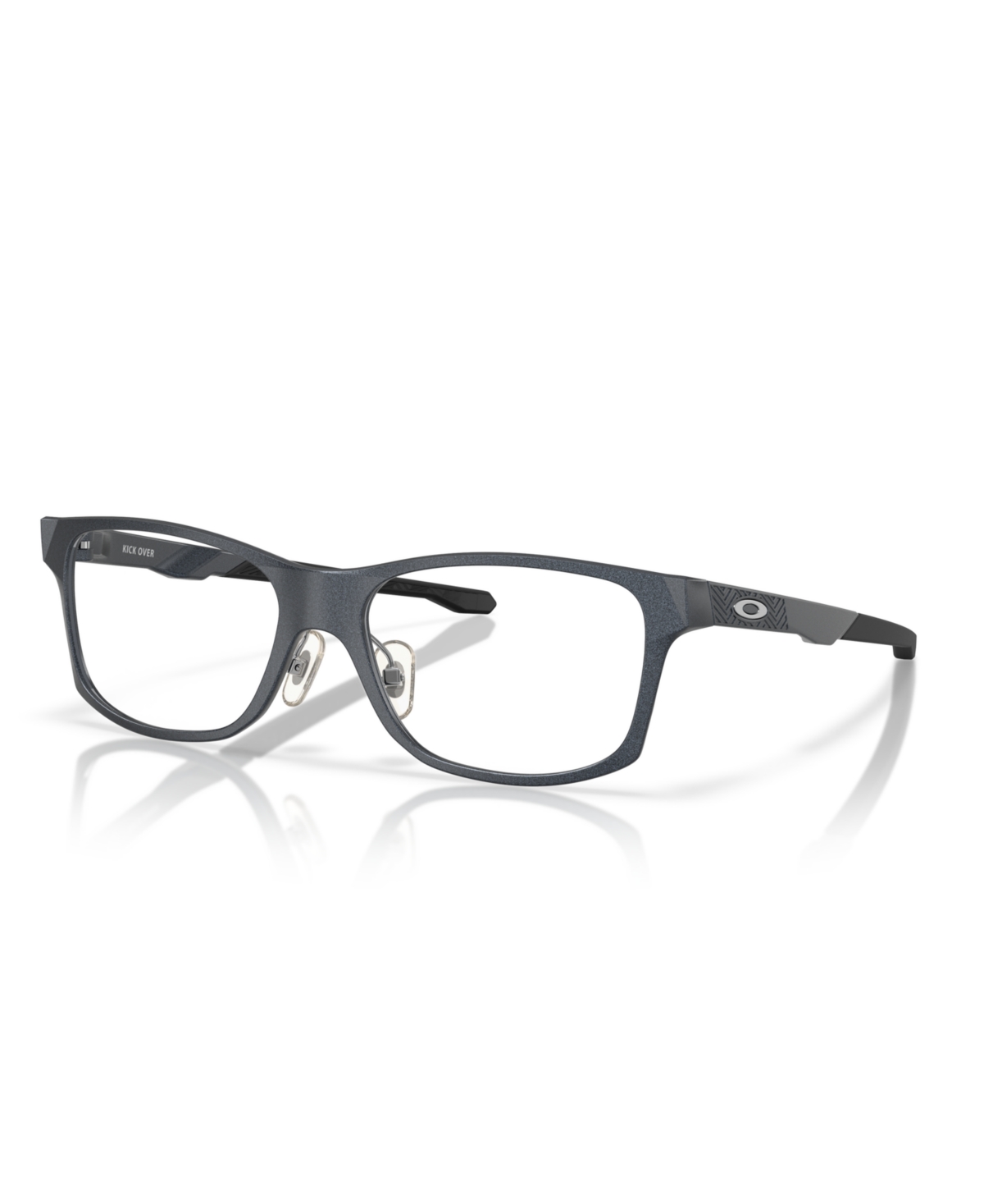 Child Kick Over Youth Fit Forge Collection Eyeglasses, OY8025D - Matte Blue Steel