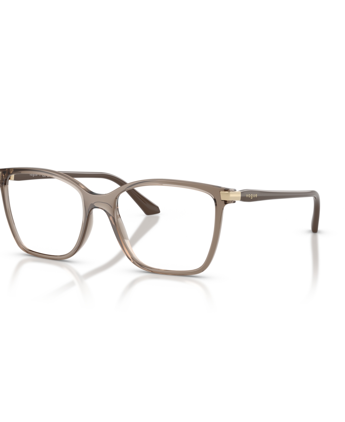 Women's Square Eyeglasses, VO5654 - Transparent Green