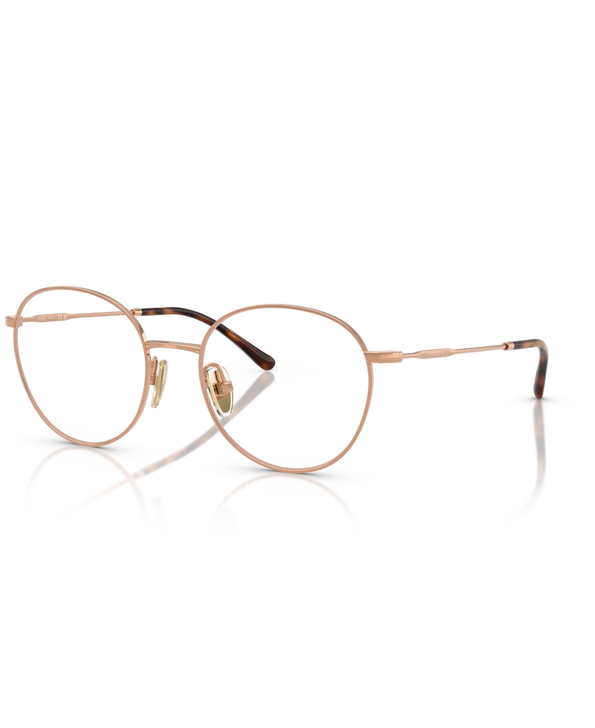 Women's Phantos Eyeglasses, VO4280T - Top Havana, Light Gold