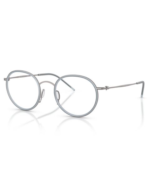 Мужские очки Giorgio Armani Man Round Metal AR5155 Eyeglasses, цвет: Графитовый