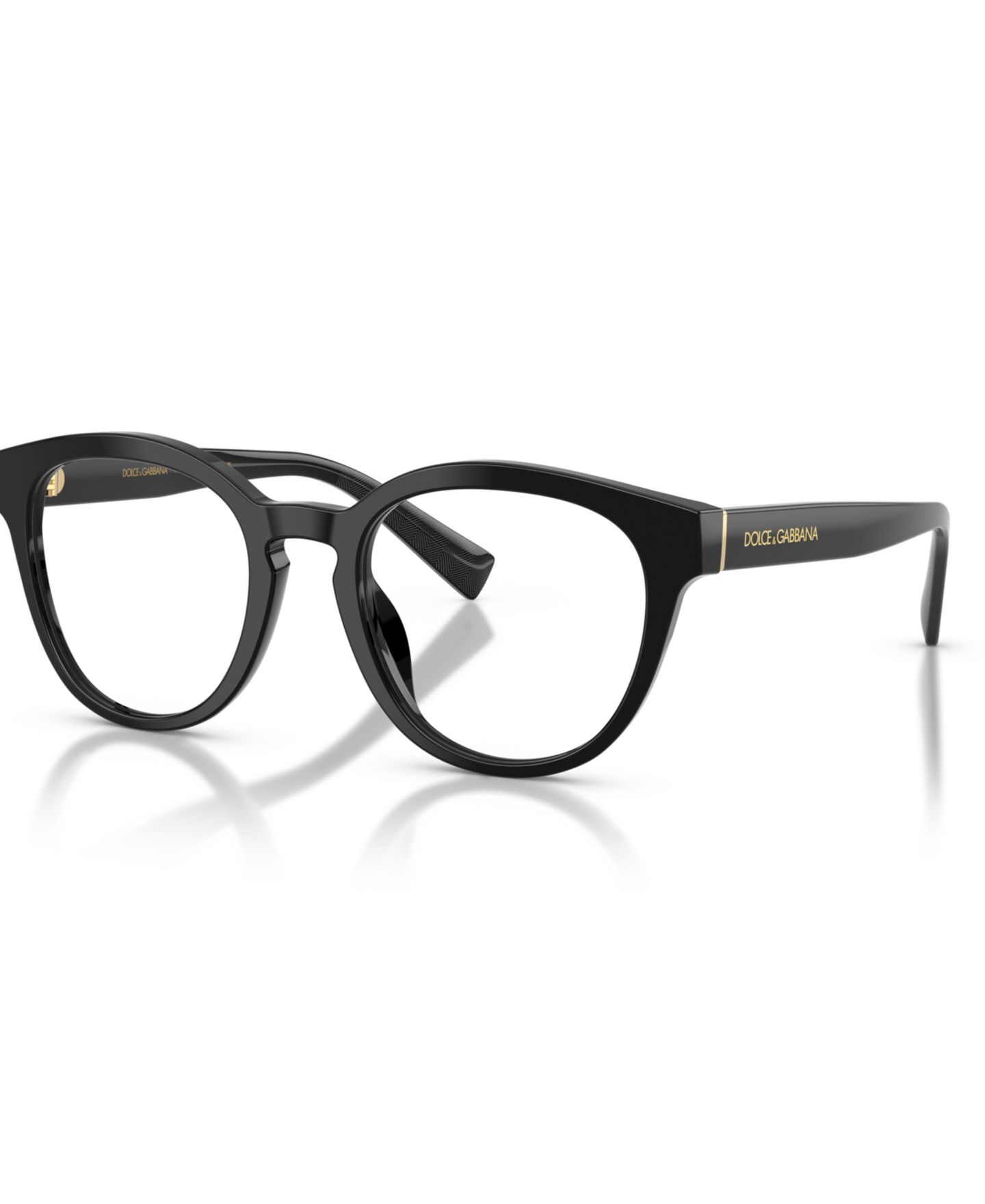 Мужские очки Dolce&Gabbana Man Panthos Plastic DG3421 Eyeglasses, цвет: Чёрный — фото 1