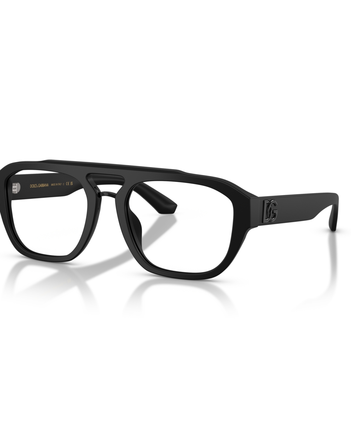 Dolce&Gabbana Men's Pilot Eyeglasses, DG3415 - Havana
