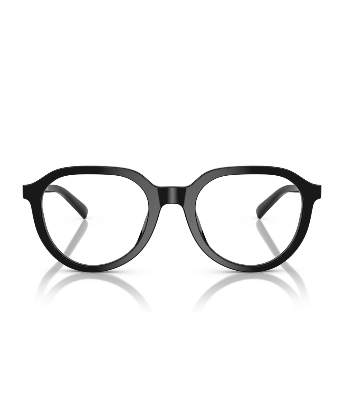 Мужские очки Michael Kors Man Round Plastic MK4129 Redwood Eyeglasses, цвет: Чёрный — фото 2