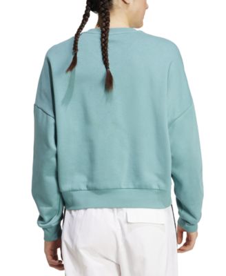 Women's Essentials Crewneck Small-Logo Sweatshirt 