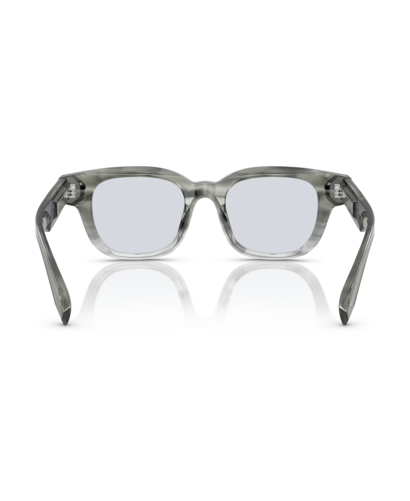 Очки Brunello Cucinelli Unisex Rectangle Plastic BC3012 Miles Eyeglasses, цвет: Antracite Striato — фото 4