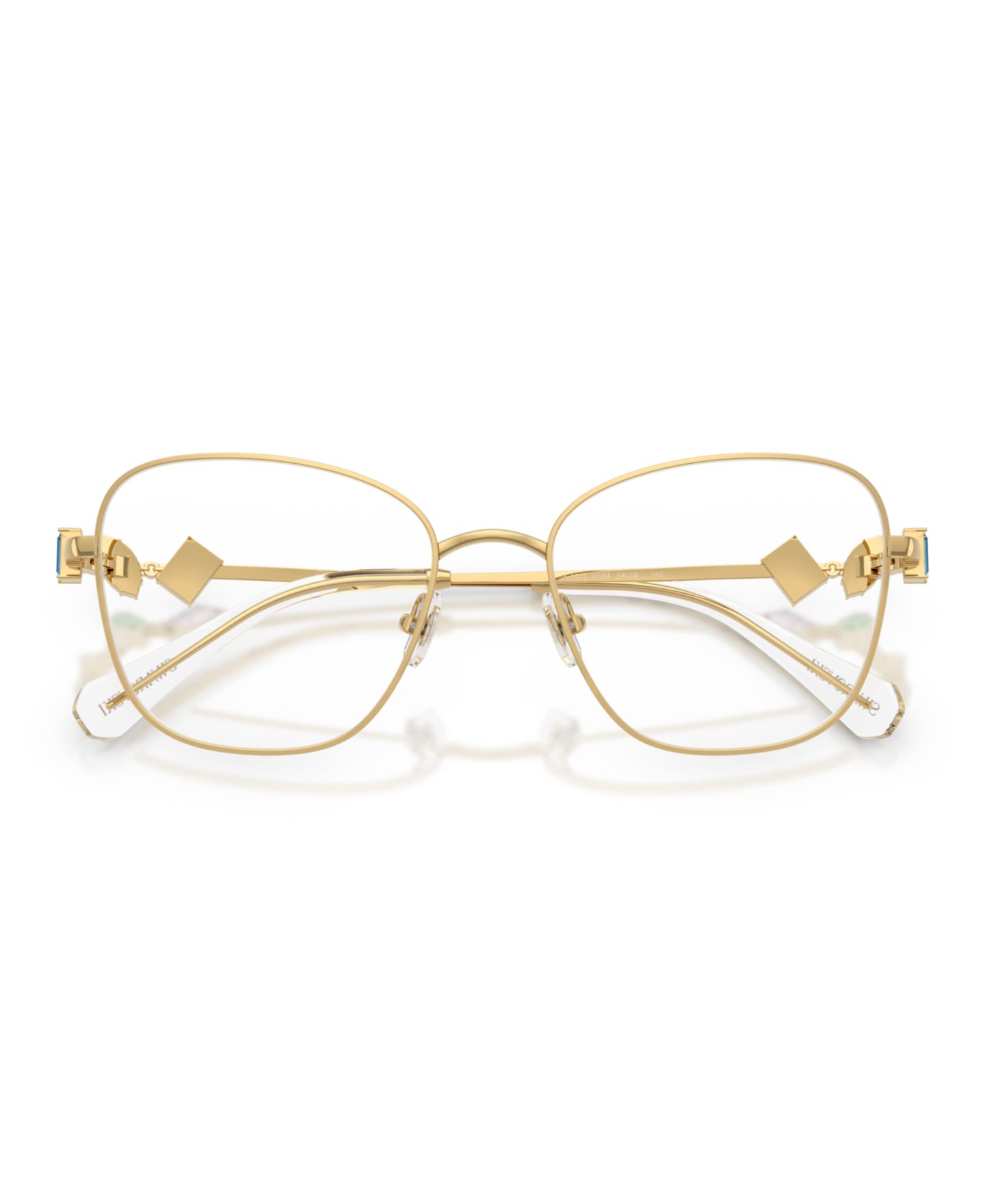 Женские очки Swarovski Woman Irregular Metal SK1025 Eyeglasses, цвет: Золотой — фото 5