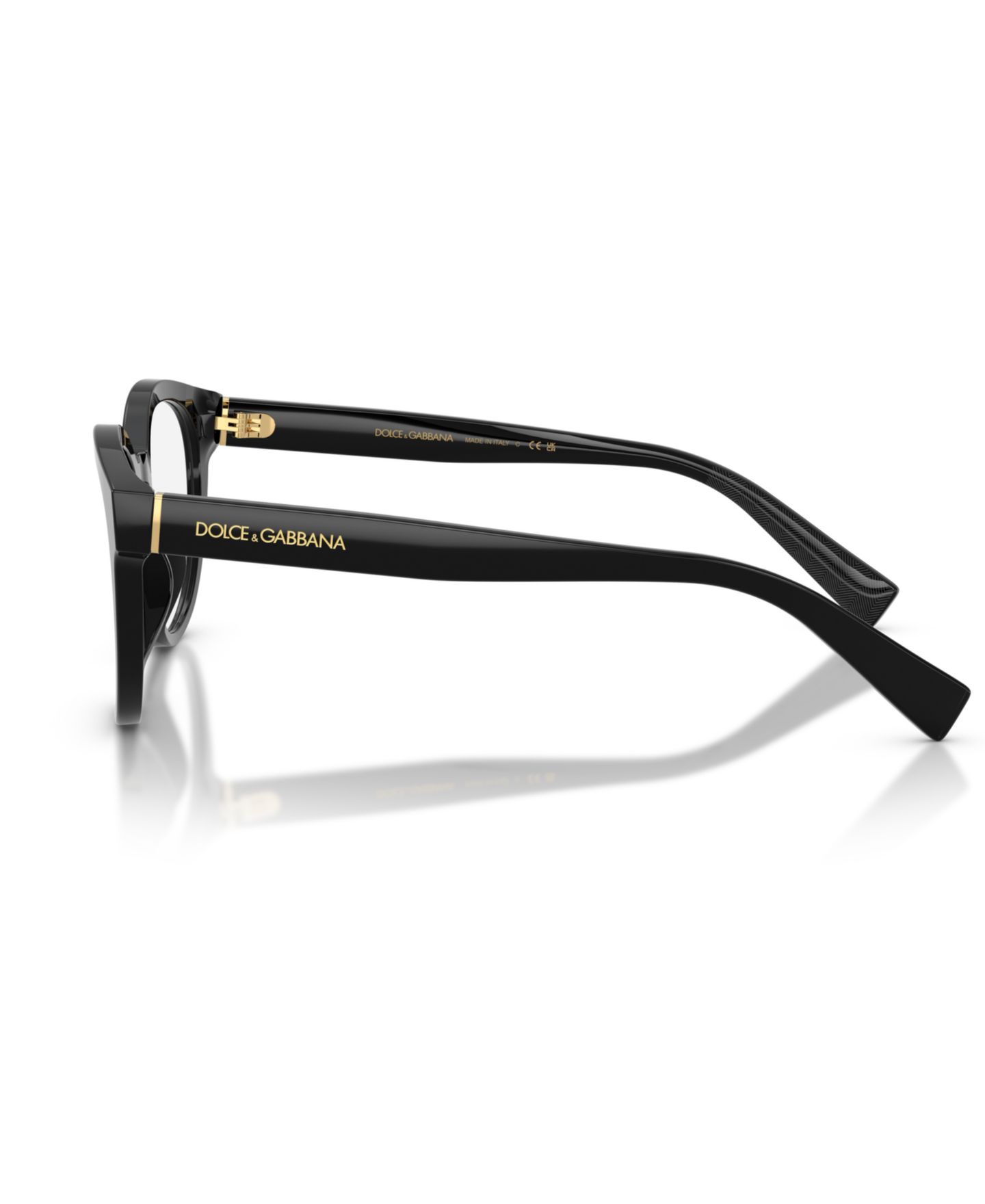 Мужские очки Dolce&Gabbana Man Panthos Plastic DG3421 Eyeglasses, цвет: Чёрный — фото 3