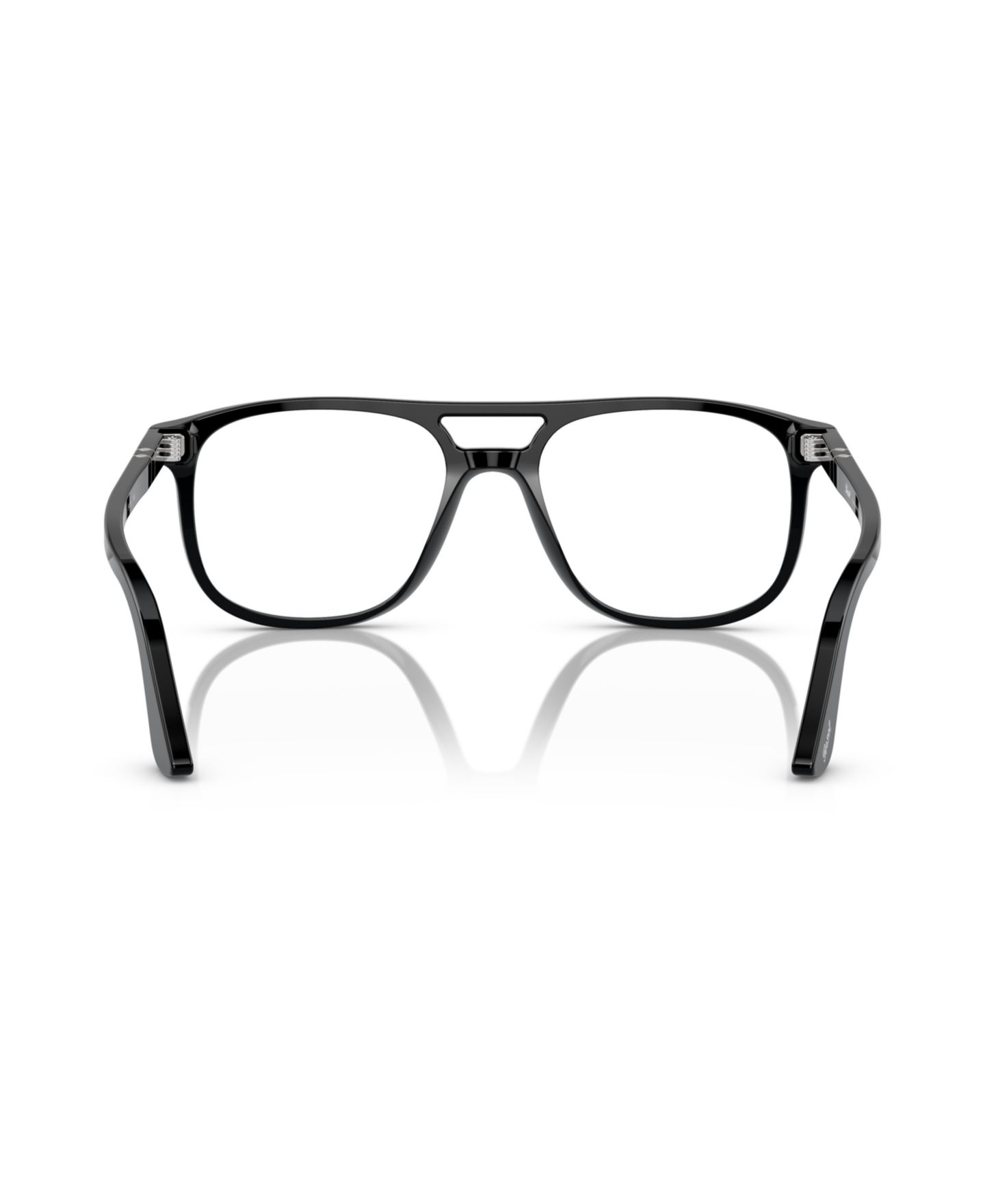Очки Persol Unisex Pilot/Aviator Plastic PO3329V Greta Eyeglasses, цвет: Чёрный — фото 3