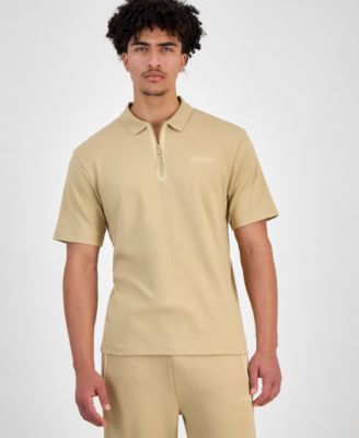 Hugo Boss - Men's Dubilo Short Sleeve Quarter-Zip Polo Shirt