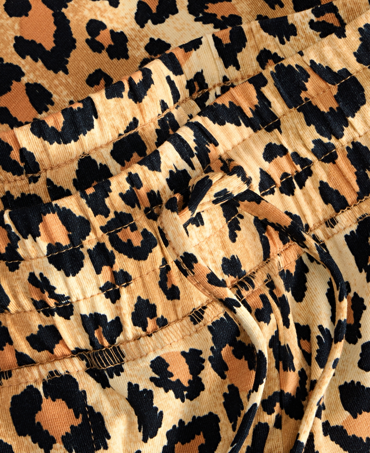 State Of Day Women's Leopard Knit Pajama Pants, Macy's Exclusive In Animal Print