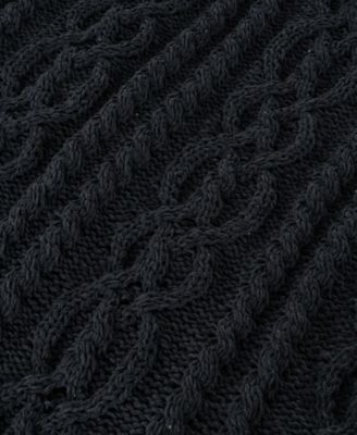 Lifestyle Cable Knit Chenille Throw, 51" x 67"