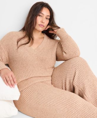 Women's Chenille Sweater & Pant Set, XS-3X, Macy's Exclusive