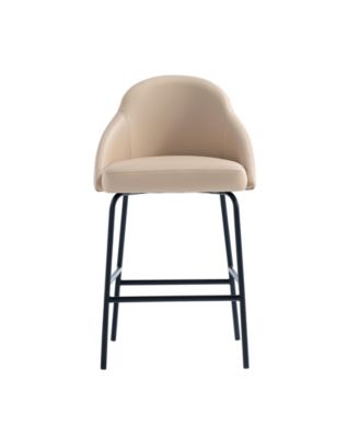 Gracie 38" Leatherette Upholstered Counter Stool
