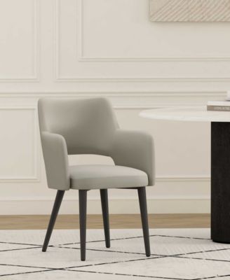 Tremont Leatherette Upholstered Dining Armchair