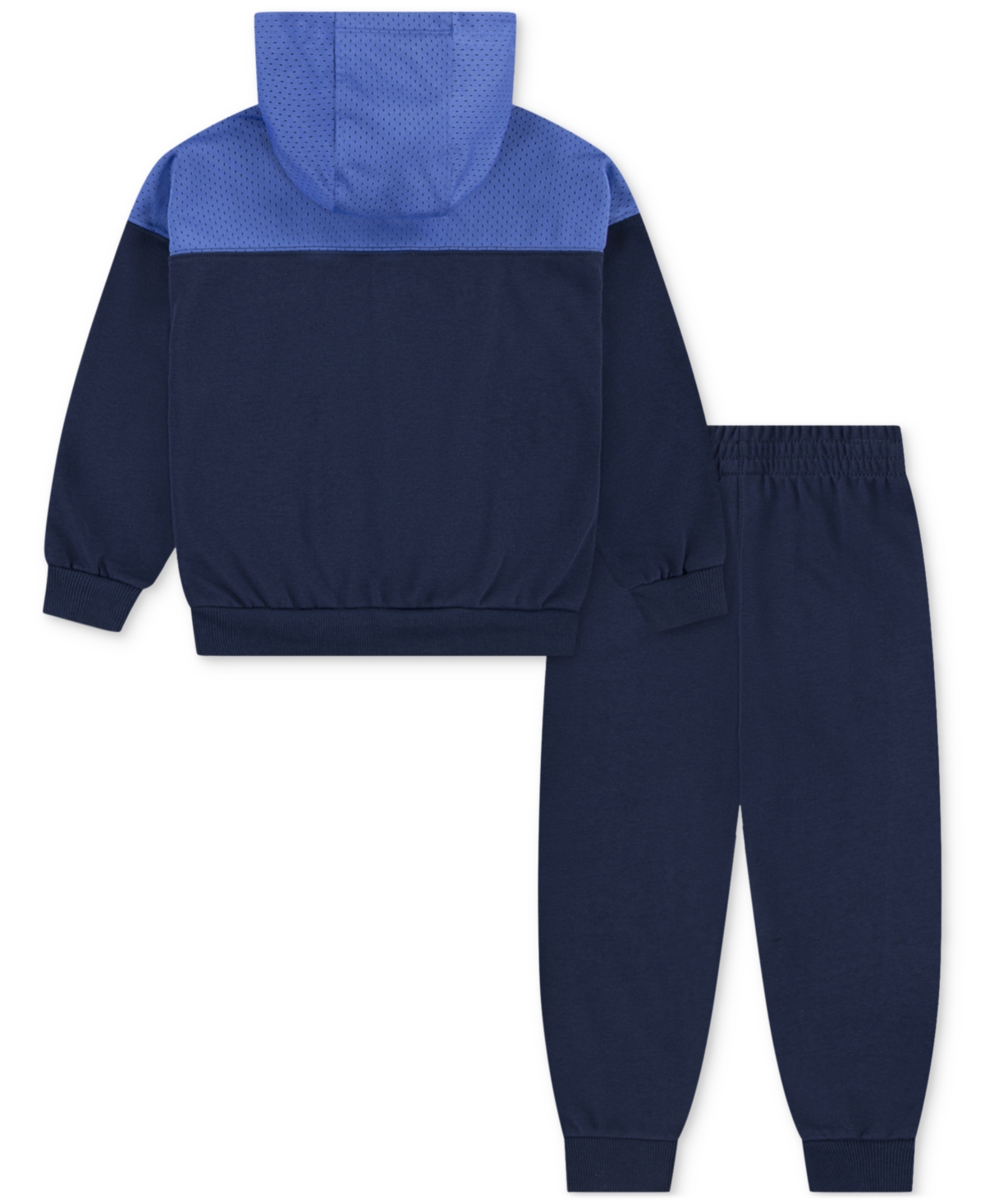 Nike Little Boys 2-piecs Sportswear P.e. Blocked Pullover & Pant Set In Blue