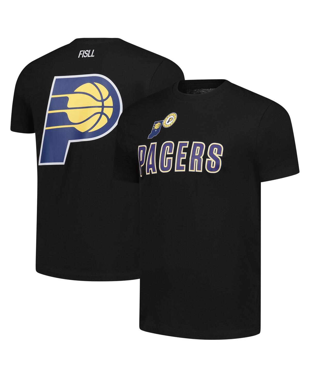 Men's and Women's Black Indiana Pacers Oversize Logo T-Shirt - Black