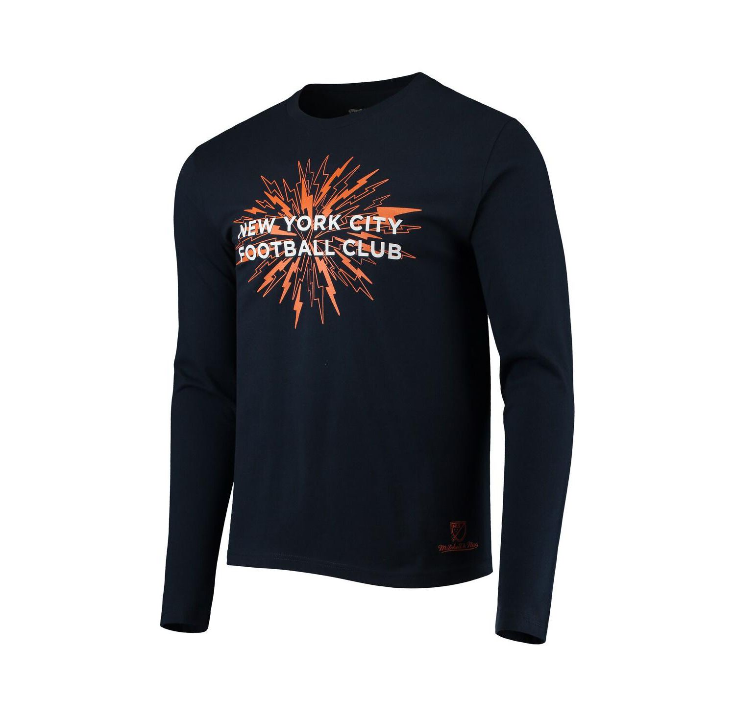Men's Navy New York City FC For The City Long Sleeve T-Shirt