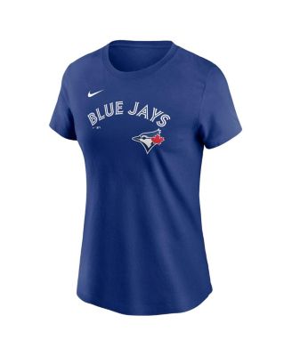 Women's&nbsp;Vladimir Guerrero Jr. Royal Toronto Blue Jays Fuse Name Number T-Shirt