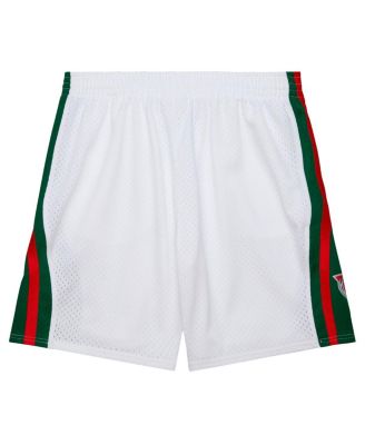 Men's White Milwaukee Bucks 2013/14 Swingman Shorts