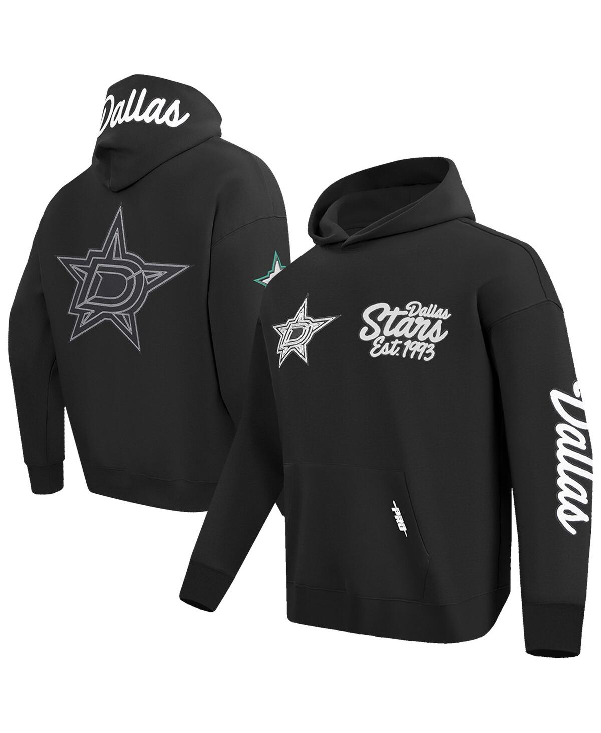 Men's Black Dallas Stars Paint the City Pullover Hoodie Sweatshirt - Black