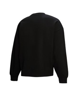 Women's Black New York Knicks Hardwood Classics Home Team Pullover Sweatshirt