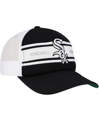 Men's Black Chicago White Sox Sideline Trucker Adjustable Hat