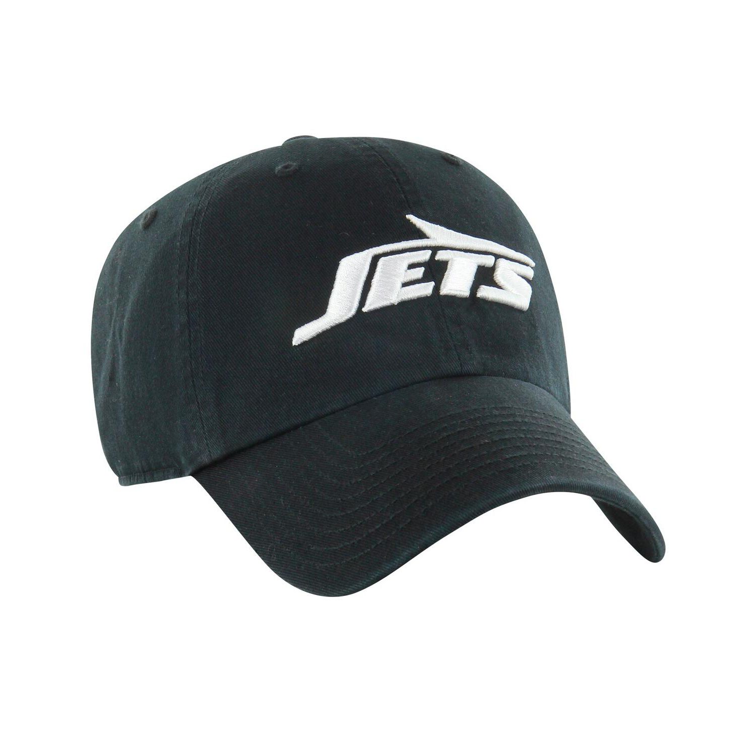 Men's Black New York Jets Clean Up Tonal Adjustable Hat