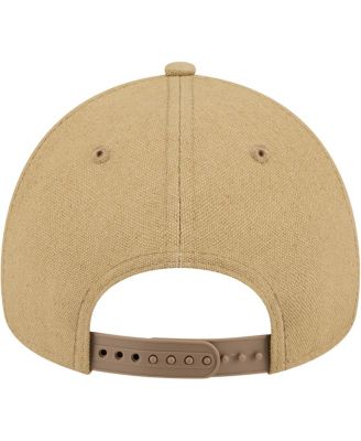 Men's Khaki Chicago White Sox Logo Essentials 9FORTY A-Frame Adjustable Hat