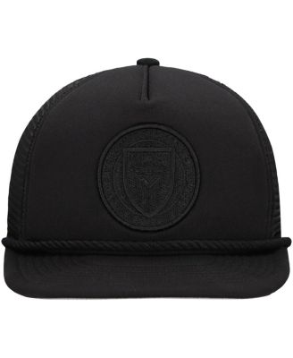 Men's Black Inter Miami CF Active Tone Golfer Snapback Hat