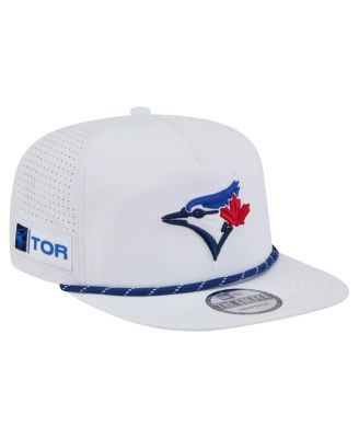 New Era - Men's White Toronto Blue Jays Perforated Golfer Snapback Hat