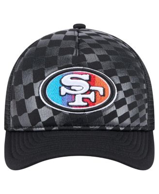 Men's Black San Francisco 49ers Gradient 9FORTY Adjustable Hat