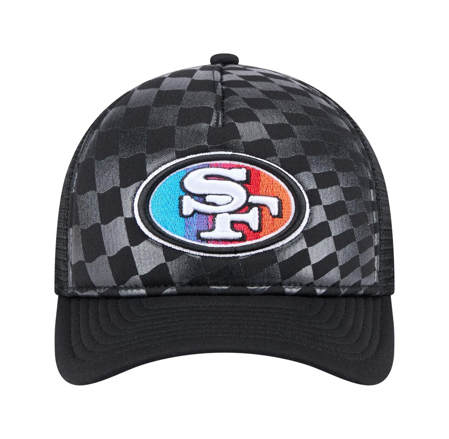 Men's Black San Francisco 49ers Gradient 9FORTY Adjustable Hat