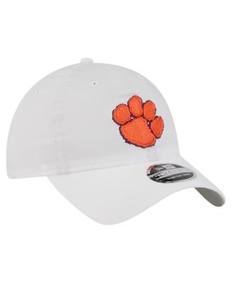 Men's White Clemson Tigers Active Ripstop 9TWENTY Adjustable Hat