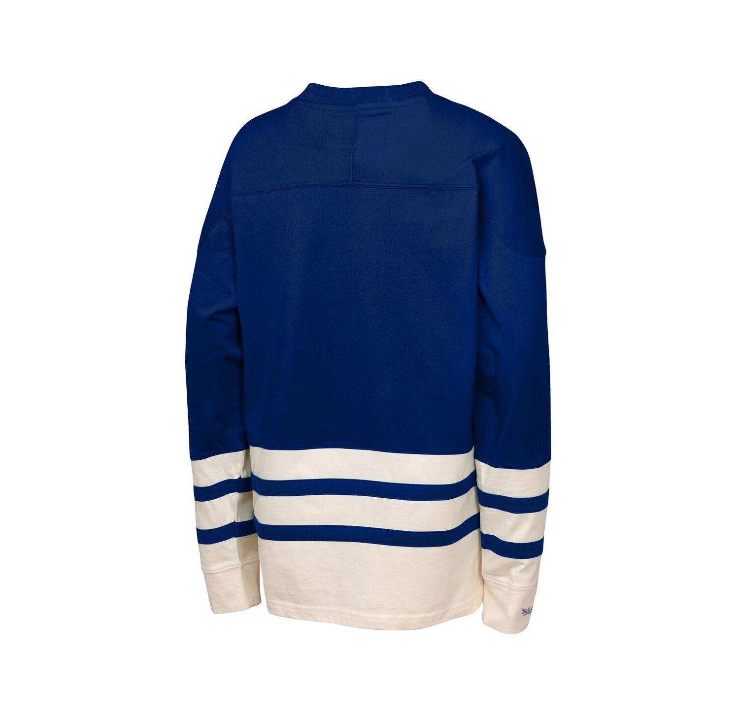 Big Boys and Girls Blue New York Rangers Chainstitch Heavyweight Long Sleeve T-Shirt