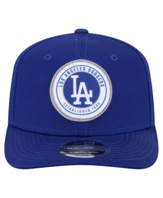 Men's Royal Los Angeles Dodgers Circle Patch 9SEVENTY Stretch-Snap Hat