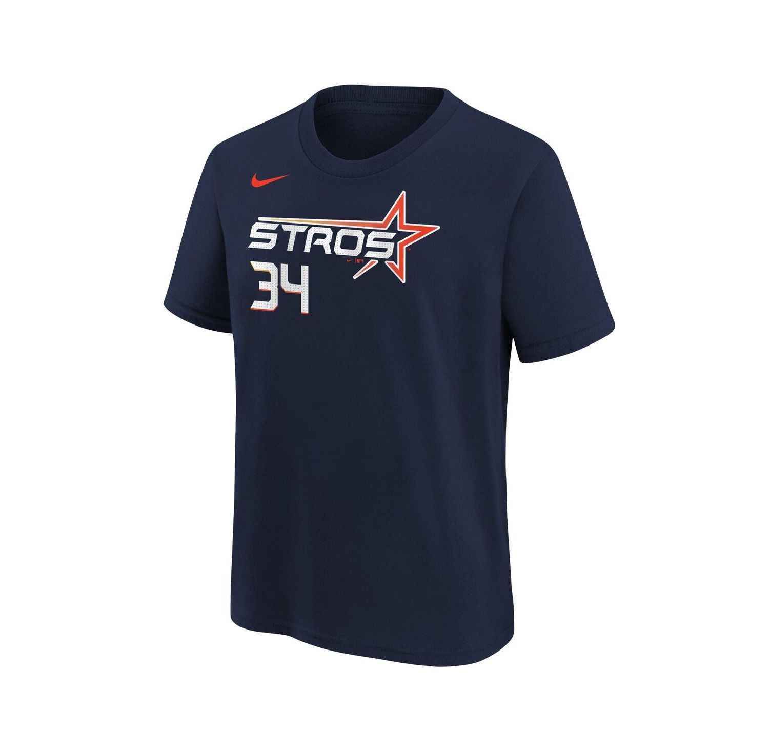 Big Boys and Girls Nolan Ryan Navy Houston Astros Fuse City Connect Name & Number T-Shirt