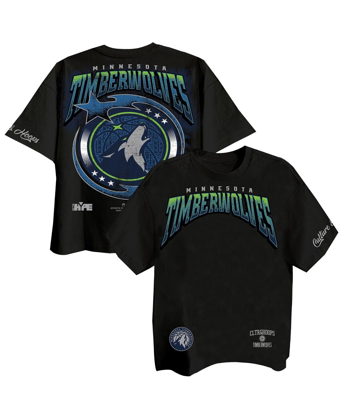 Men's Black Minnesota Timberwolves Drip Dime Collection Premium T-Shirt - Black