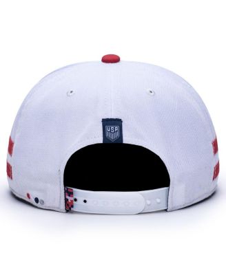 Men's&nbsp;White USMNT Off-Shore Snapback Hat