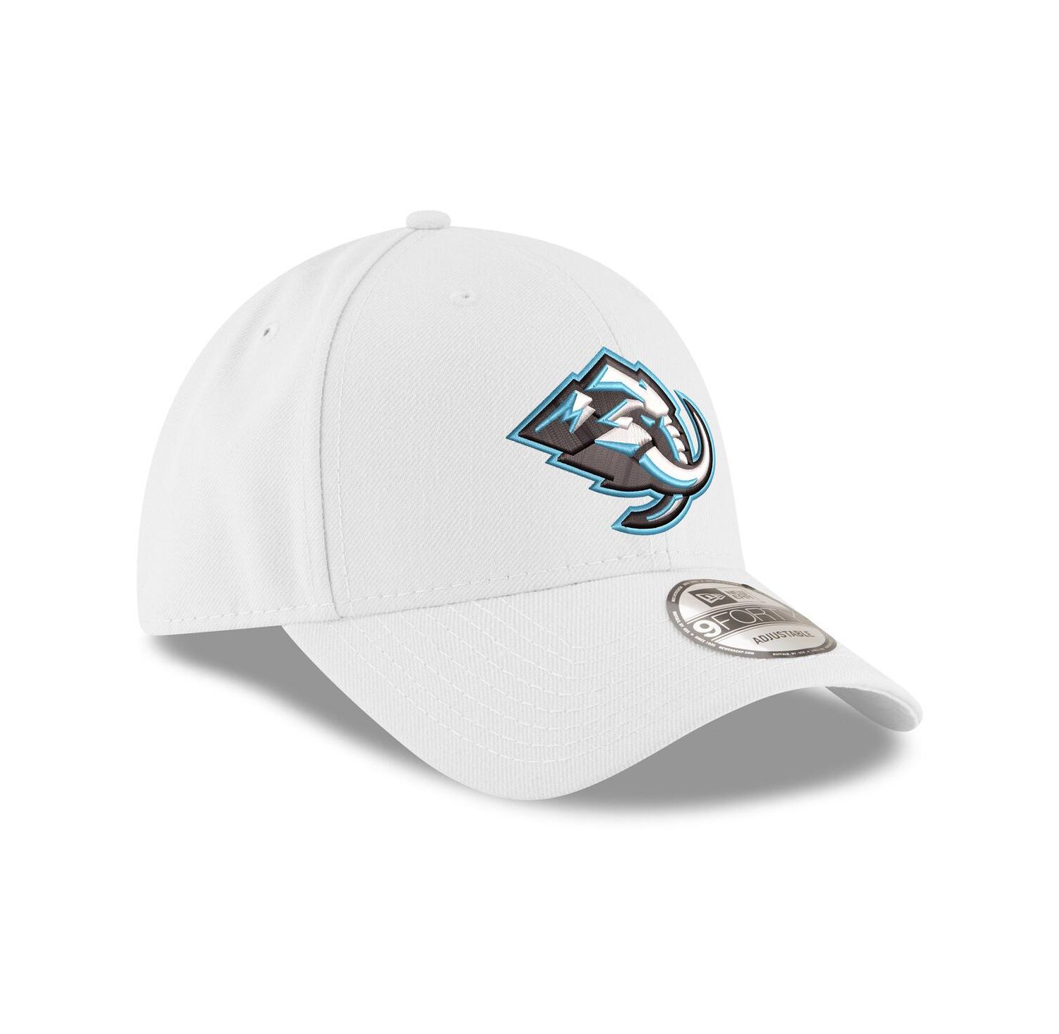 Men's White Utah Mammoth 9FORTY Adjustable Hat