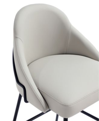 Gracie 38" Leatherette Upholstered Counter Stool