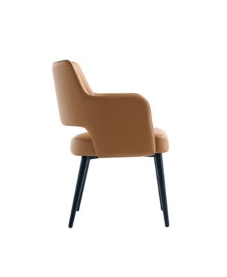 Tremont Leatherette Upholstered Dining Armchair