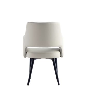 Tremont Leatherette Upholstered Dining Armchair