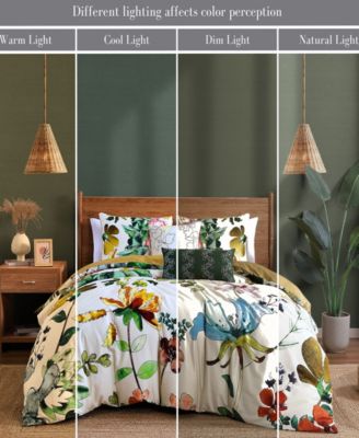 Radiance Bedding 100% Cotton Sateen 5 Piece King Size Reversible Comforter Set