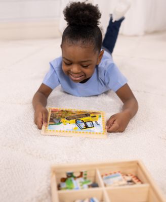Melissa and Doug Kids Puzzle, Construction Vehicles Jigsaw Puzzles in a Box